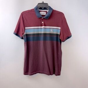 Penguin by Munsingwear Blue Red Polo Shirt